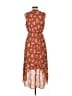 Stylein Floral Brown Casual Dress Size L - photo 2