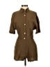Zara Solid Brown Romper Size S - photo 1
