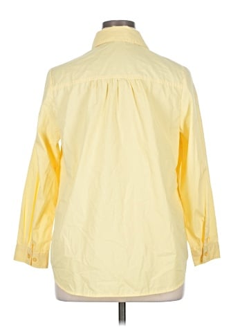 Roaman's 3/4 Sleeve Button-Down Shirt (view 2)