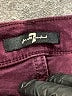 7 For All Mankind Color Block Burgundy Jeans Size 24 waist - photo 7