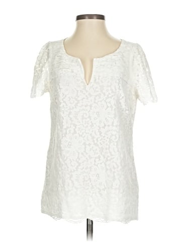 Massimo Dutti Short Sleeve Blouse (view 1)