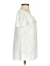 Massimo Dutti Ivory White Short Sleeve Blouse Size XS - photo 4
