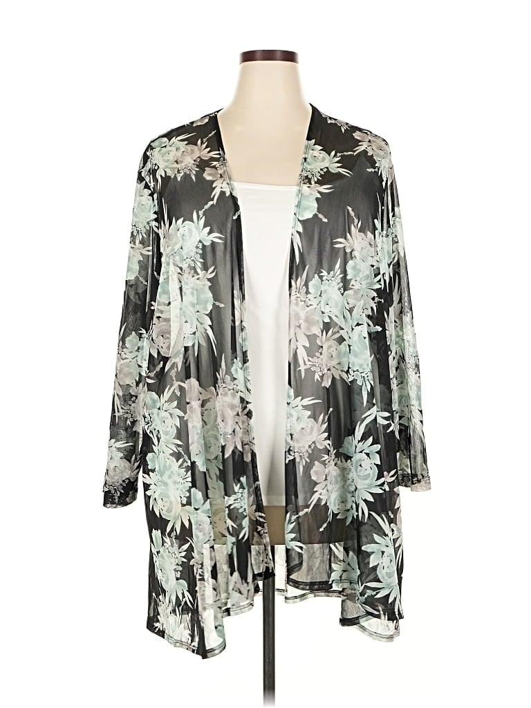 Pre-owned North Style Kimono In Silver