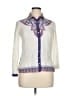 Sundance 100% Silk Ivory White Long Sleeve Silk Top Size S - photo 1