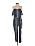 Lucy Love Stripes Blue Jumpsuit Size S - photo 1