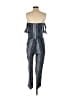 Lucy Love Stripes Blue Jumpsuit Size S - photo 2