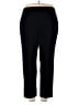 misook Solid Black Casual Pants Size 1 (petite) - photo 1