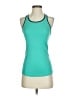 Nike 100% Polyester Teal Active Tank Size XS - photo 1