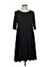 Sigrid Olsen Solid Black Casual Dress Size S - photo 1