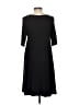 Sigrid Olsen Solid Black Casual Dress Size S - photo 2