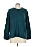 Ella Moss Solid Teal Pullover Sweater Size L - photo 1