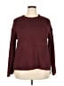 Bobeau Tweed Burgundy Pullover Sweater Size XXL - photo 1