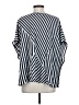 CAbi 100% Cotton Stripes Blue Poncho Size S - photo 2