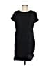 Apt. 9 Solid Black Casual Dress Size M - photo 1