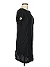 Apt. 9 Solid Black Casual Dress Size M - photo 4