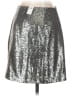 Gap 100% Polyester Metallic Silver Formal Skirt Size 2 - photo 2