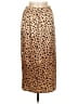 PrettyLittleThing Animal Print Tan Casual Skirt Size 6 - photo 1