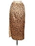 PrettyLittleThing Animal Print Tan Casual Skirt Size 6 - photo 2