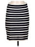 Max Studio 100% Cotton Stripes Ivory Casual Skirt Size M - photo 1