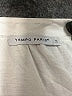 Tempo Paris Animal Print Silver Ivory 3/4 Sleeve Blouse Size M - photo 7