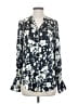 Joie 100% Polyester Floral Black Long Sleeve Blouse Size XS - photo 1