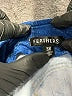 Feathers Metallic Blue Track Jacket Size 3X - photo 3