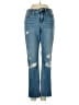 Universal Thread Hearts Blue Jeans Size 00 - photo 1