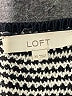 Ann Taylor LOFT Houndstooth White Pullover Sweater Size XS - photo 7