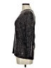 Vogo Black Gray Long Sleeve Blouse Size M - photo 5
