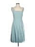 Assorted Brands Solid Teal Casual Dress Size 6 - photo 1
