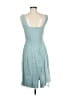 Assorted Brands Solid Teal Casual Dress Size 6 - photo 2
