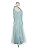 Assorted Brands Solid Teal Casual Dress Size 6 - photo 4