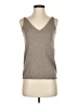 Symphony & Note Gray Sleeveless T-Shirt Size S - photo 1