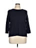 Talbots Blue 3/4 Sleeve Top Size XL - photo 1