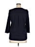 Talbots Blue 3/4 Sleeve Top Size XL - photo 2