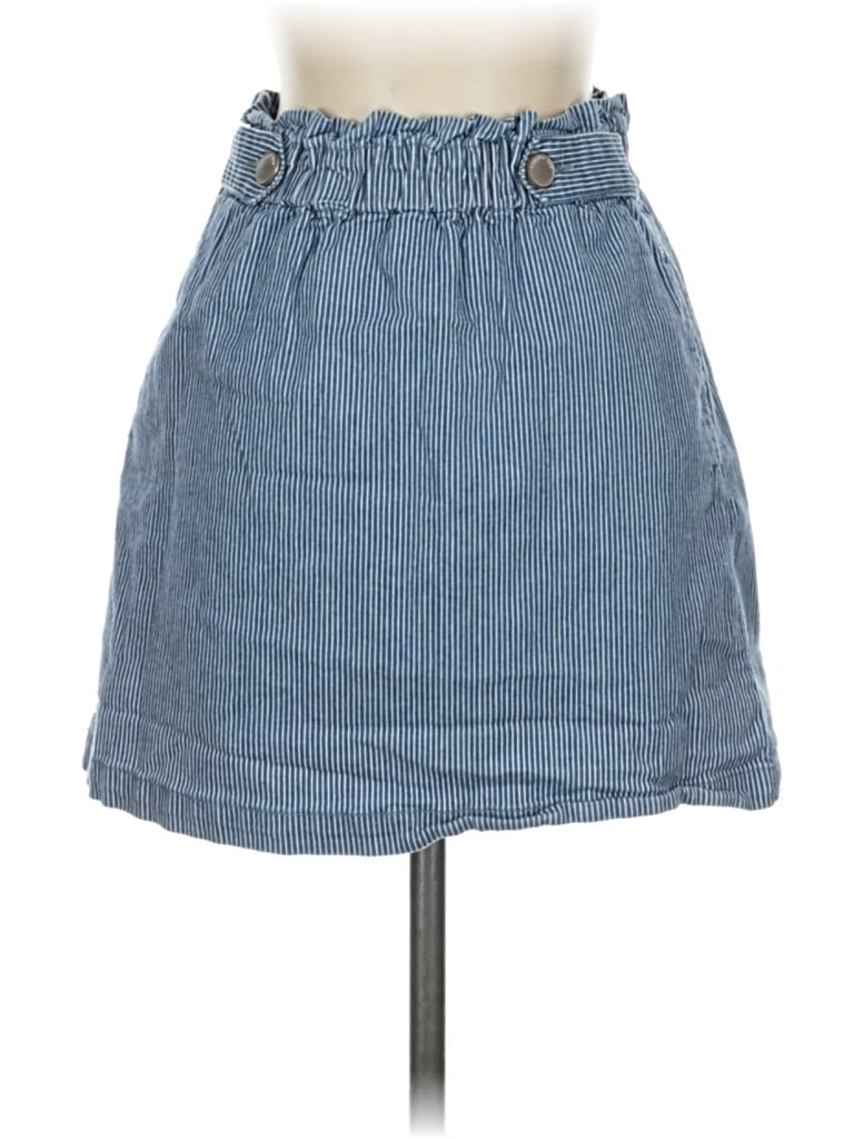 Pre-owned Copper Key Denim Skirt In Blue