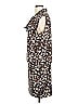 MICHAEL Michael Kors Print Brown Casual Dress Size L - photo 5