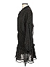 Aqua 100% Polyester Polka Dots Black Casual Dress Size L - photo 5