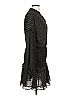Aqua 100% Polyester Polka Dots Black Casual Dress Size L - photo 4