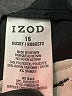 IZOD Solid Black Dress Pants Size 16 - photo 4