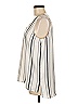 14th & Union 100% Polyester Ivory Sleeveless Blouse Size M - photo 5