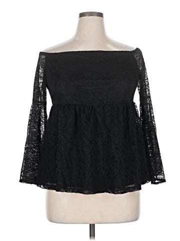 Torrid 3/4 Sleeve Blouse (view 1)