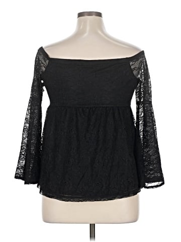 Torrid 3/4 Sleeve Blouse (view 2)