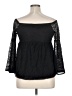 Torrid Black 3/4 Sleeve Blouse Size Med Plus (00) - photo 2