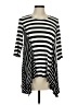 Tempted Black 3/4 Sleeve Top Size M - photo 1
