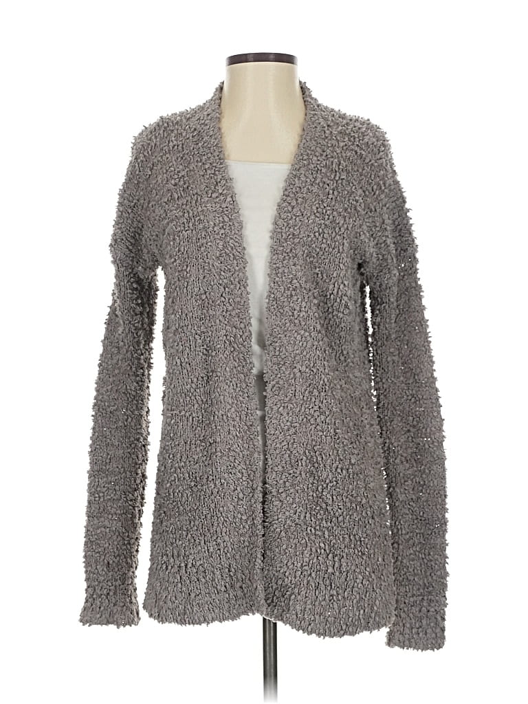 Pre-owned Hollister Cardigan Sweater In Gray