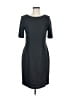 Studio 1 Solid Black Casual Dress Size 6 - photo 1
