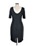 Studio 1 Solid Black Casual Dress Size 6 - photo 2