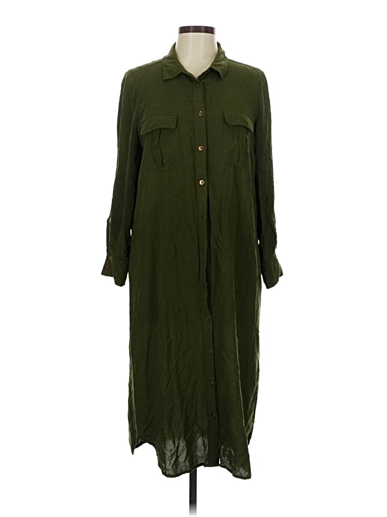 Pre-owned Melissa Odabash Casual Dress In Green