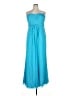 David's Bridal 100% Polyester Blue Cocktail Dress Size 16 - photo 1